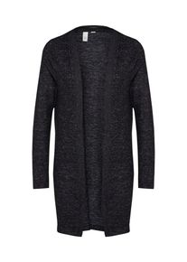 Q/S Designed By, Damen Strickjacke, Schwarzmeliert