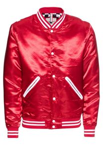 Jack & Jones JACK & JONES, Herren Bomberjacke 'JORPLAZA BOMBER', Rot
