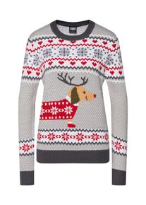 Urban Classics, Damen Pullover, Hellgrau / Mischfarben