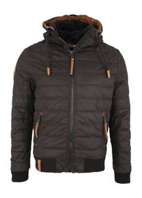 Naketano, Herren Steppjacke 'Pepe Mujica', Schwarz