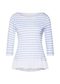 Cartoon, Damen Shirt, Blau / Wei&szlig;