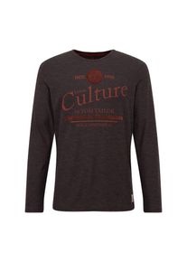 Tom Tailor, Herren Shirts, Dunkelbraun / Dunkelorange