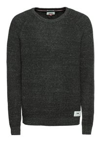 Tommy Jeans, Herren Pullover 'TJM TEXTURAL SWEATER', Dunkelgrau