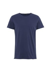 Drykorn, Herren T-Shirt in Gart Dyed 'Kendrick', Dunkelblau