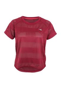 Diadora, Damen Trainingsshirt, Lila / Rot