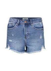 New Look, Damen Mom Shorts, Blue Denim