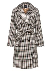 Selected Femme, Damen Trenchcoat, Hellbeige / Nachtblau / Wei&szlig;