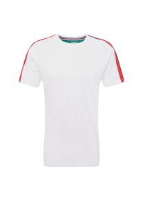 Jack & Jones JACK & JONES, Herren Shirt 'CALVIN', Petrol / Hellrot / Wei&szlig;