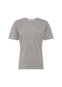 Calvin Klein Jeans, Herren Shirt 'CKJ EMBROIDERY REG FIT TEE', Graumeliert
