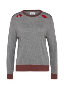 ZOE KARSSEN, Damen Pullover, Grau / Pastellrot