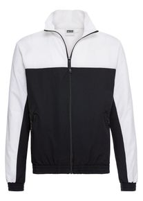 Urban Classics, Herren &Uuml;bergangsjacke, Schwarz / Wei&szlig;