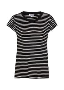 ABOUT YOU, Damen T-Shirt 'Helen', Schwarz / Offwhite
