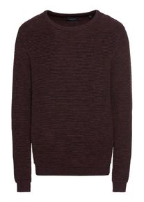 Funky Buddha, Herren Pullover 'KNITWEAR', Burgunder