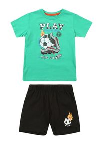 Blue Seven, Set 'kl Kn Set: T-Shirt + Shorts', Gr&uuml;n / Mischfarben