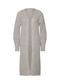 Pieces, Damen Strickjacke, Hellgrau