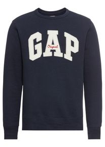 GAP, Herren Sweatshirt 'ORIGINAL ARCH CREW', Navy / Wei&szlig;