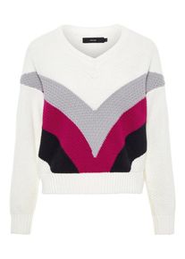 V&eacute;ro Moda VERO MODA, Damen Pullover, Flieder / Eosin / Schwarz / Wei&szlig;
