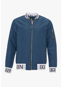 PLUS EIGHTEEN, Herren Bomberjacke, Blau / Petrol
