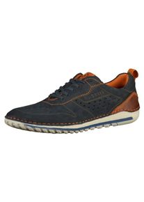 Bugatti, Herren Sneaker, Dunkelblau / Dunkelorange