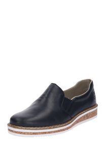 Rieker, Damen Halbschuhe, Nachtblau / Offwhite