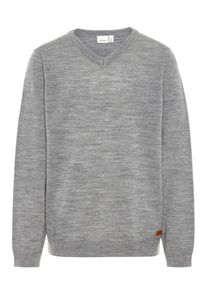 name it, Pullover, Graumeliert