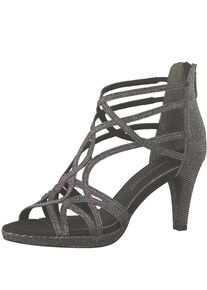 Marco Tozzi, Damen Sandalette, Schwarz