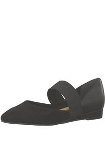 Tamaris, Damen Ballerina, Schwarz