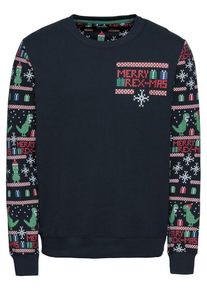 Only & Sons Only & Sons, Herren Sweatshirt 'Onsrexmas', Rot / Schwarz