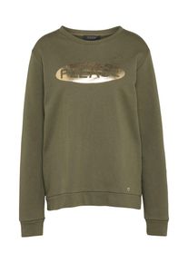 PLEASE, Damen Sweater, Gold / Oliv