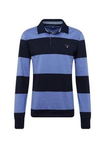 Gant, Herren Polo 'The Original Barstripe Heavy Rugger', Blau / Wei&szlig;