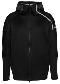 adidas Performance, Herren Sweatjacken 'ZNE Hybrid', Schwarz / Wei&szlig;