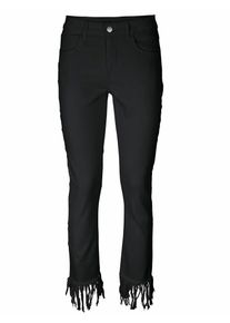 Heine, Damen R&ouml;hrenjeans, Schwarz