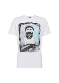 Only & Sons Only & Sons, Herren Shirt 'onsJOB SS REG TEE', Hellblau / Basaltgrau / Wei&szlig;