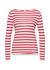 BOSS, Damen Pullover 'Wabandy', Rot / Wei&szlig;