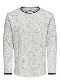 Only & Sons Only & Sons, Herren Sweatshirt, Schwarz / Wei&szlig;