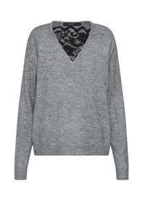 V&eacute;ro Moda VERO MODA, Damen Pullover, Rauchgrau / Schwarz