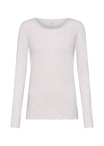 GAP, Damen Pullover 'LS FTR CREW STR', Creme