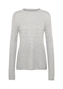 Tom Tailor, Damen Pullover 'degrade glimmer', Silbergrau