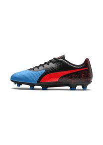 Puma, Herren Fu&szlig;ballschuh 'One 19.4 FG/AG', Blau / Rot / Schwarz