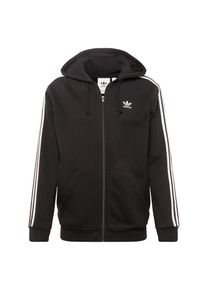 adidas originals, Herren Sweatjacke '3-Stripes Fz', Schwarz / Wei&szlig;