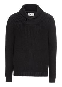 Jack & Jones JACK & JONES, Herren Pullover 'JCOVINCENT KNIT SHAWL NECK', Dunkelblau