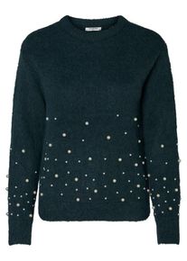 Pieces, Damen Pullover, Smaragd