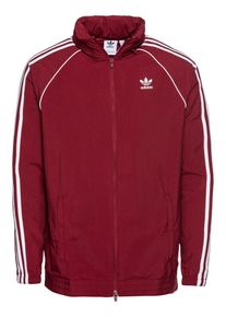 adidas originals, Herren &Uuml;bergangsjacke 'SST WINDBREAKER', Burgunder / Wei&szlig;