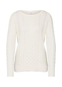 GAP, Damen Pullover 'OC2 CABLE CREW PO', Beige