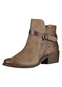 Marco Tozzi, Damen Stiefelette, Braun / Hellbraun