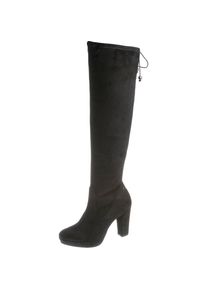 Tamaris, Damen Overknees, Schwarz