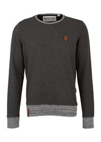 Naketano, Herren Sweatshirt 'Geschichtenerz&auml;hler', Grau / Anthrazit