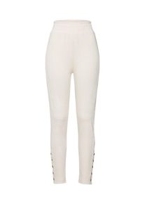 Missguided, Damen Hose 'RIB JOGGERS', Naturwei&szlig;