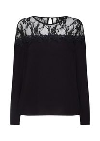 Q/S Designed By, Damen Bluse, Schwarz