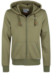 HOMEBASE, Herren 'Brandalised' Sweatjacke, Oliv